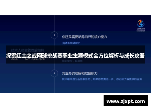 探索红土之战网球挑战赛职业生涯模式全方位解析与成长攻略